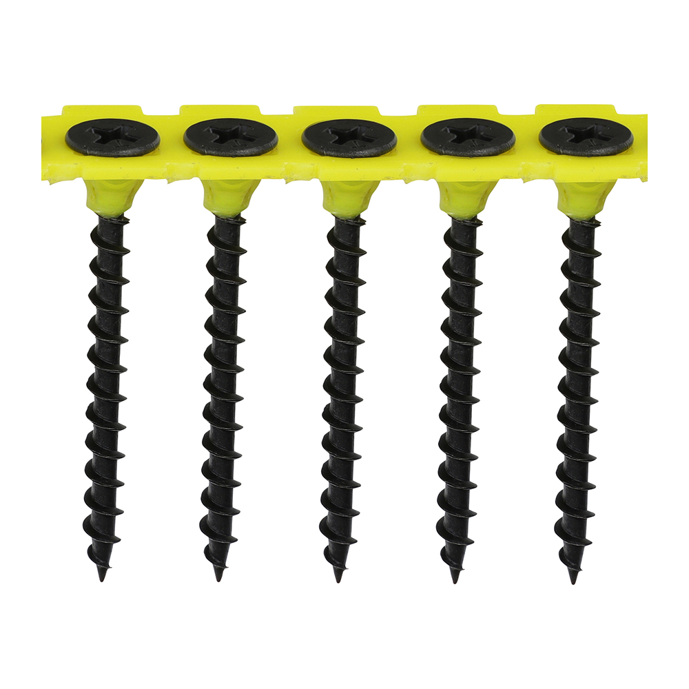3.5MM X 45MM COLLATED DRYWALL SCREWS BLACK