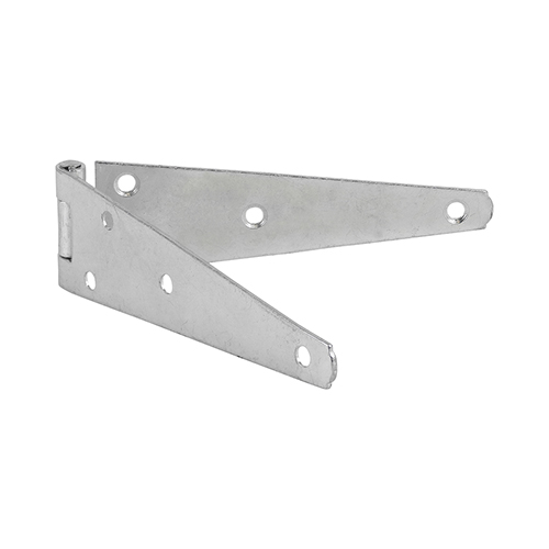 MEDIUM STRAP TEE HINGE 6" ZINC (PAIR)