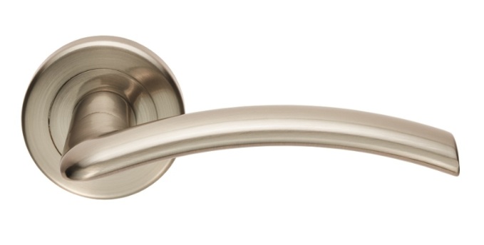 SEROZZETTA LEVER ON ROSE SATIN NICKEL (PR)