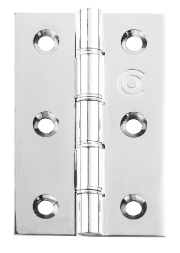 4" X 2.5/8" X 4MM DSSW CHROME BUTTS (PAIR)