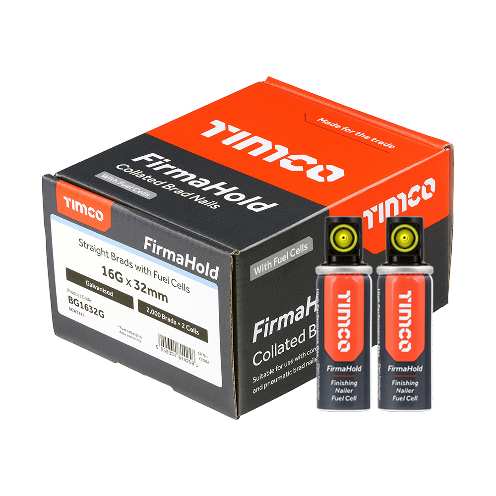FIRMAHOLD 32MM X 16G STRAIGHT BRADS WITH GAS (2000)
