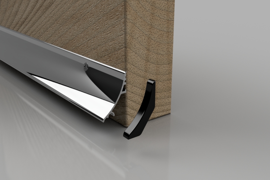 4'0" ALUMINIUM 32MM RAIN DEFLECTOR