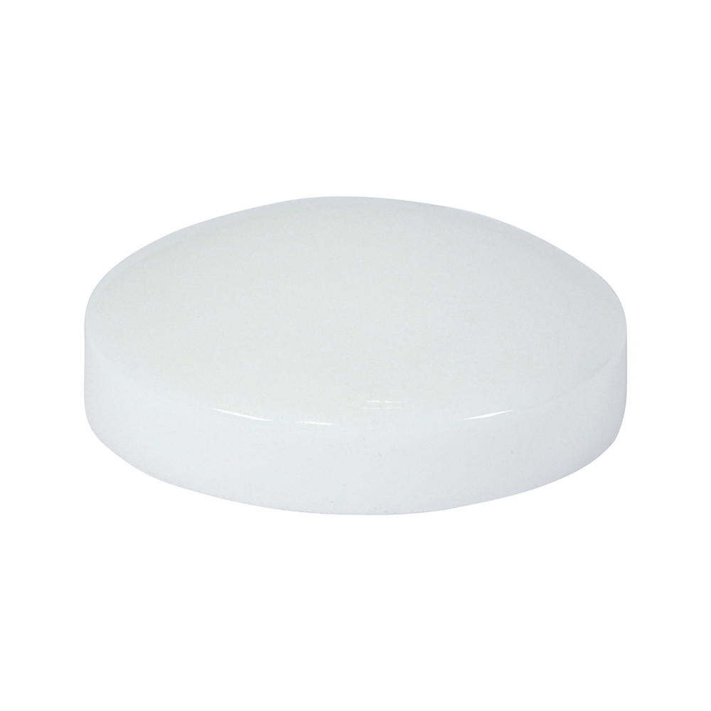 WHITE TWO PIECE COVER CAPS