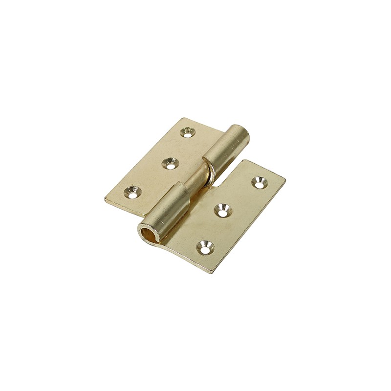 466 4" RH RISING BUTT HINGE BRASS (PAIR)
