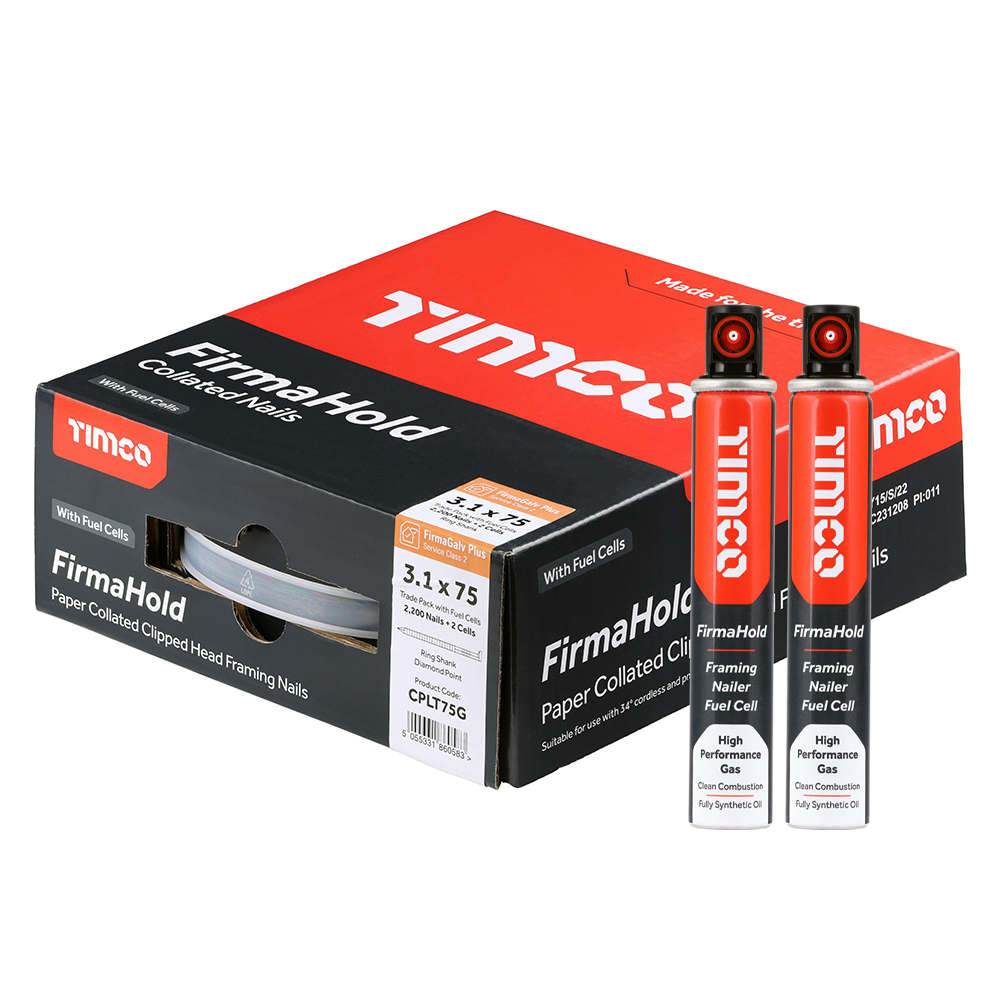FIRMAHOLD 3.1MM X 75MM FIRST FIX NAILS WITH GAS (2200)
