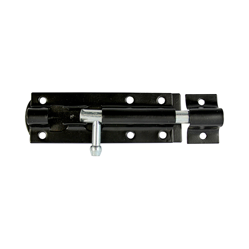 STRAIGHT TOWER BOLT 10" BLACK