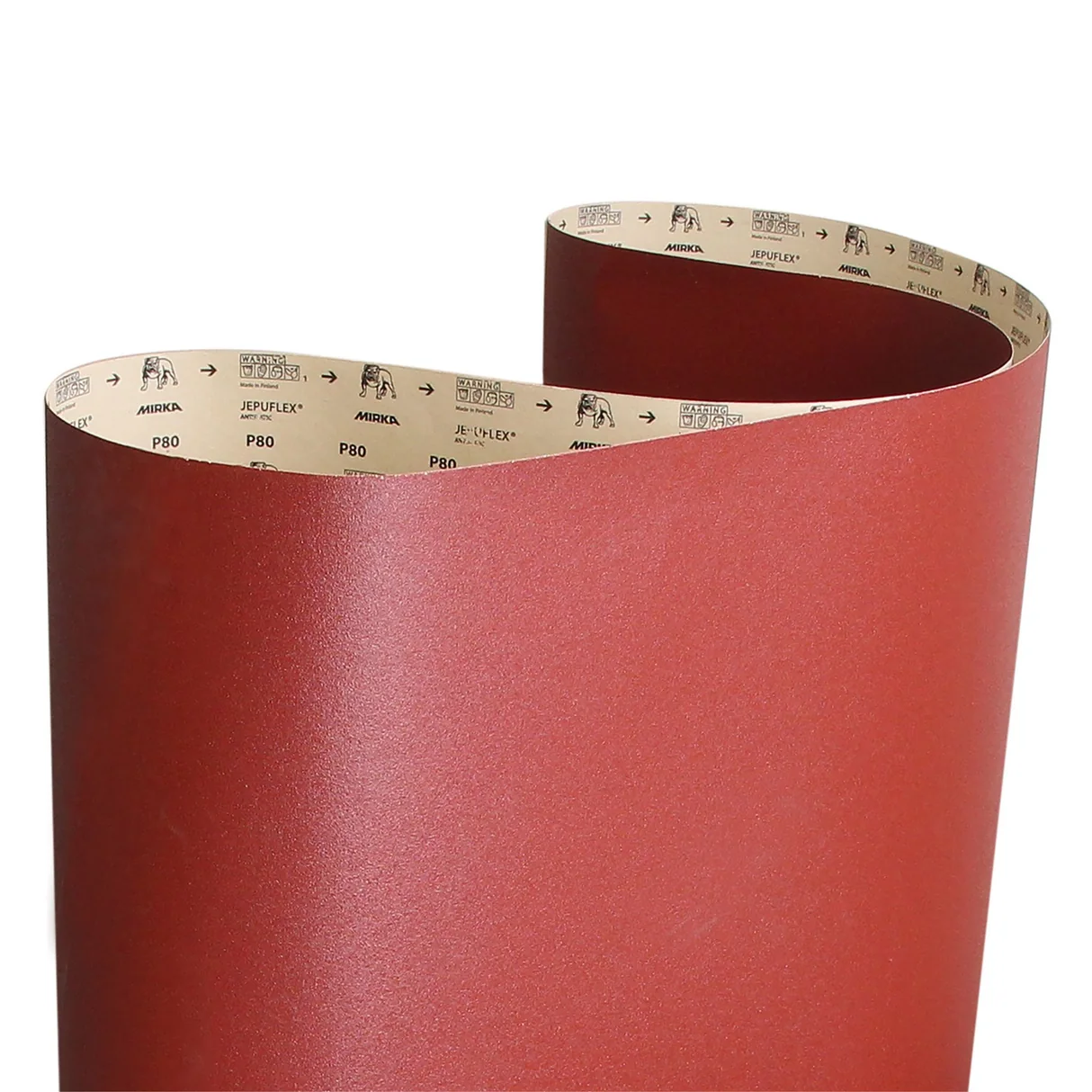MIRKA JEPUFLEX ANTISTATIC 1300MM X 1900MM SANDING BELT 80G BELT