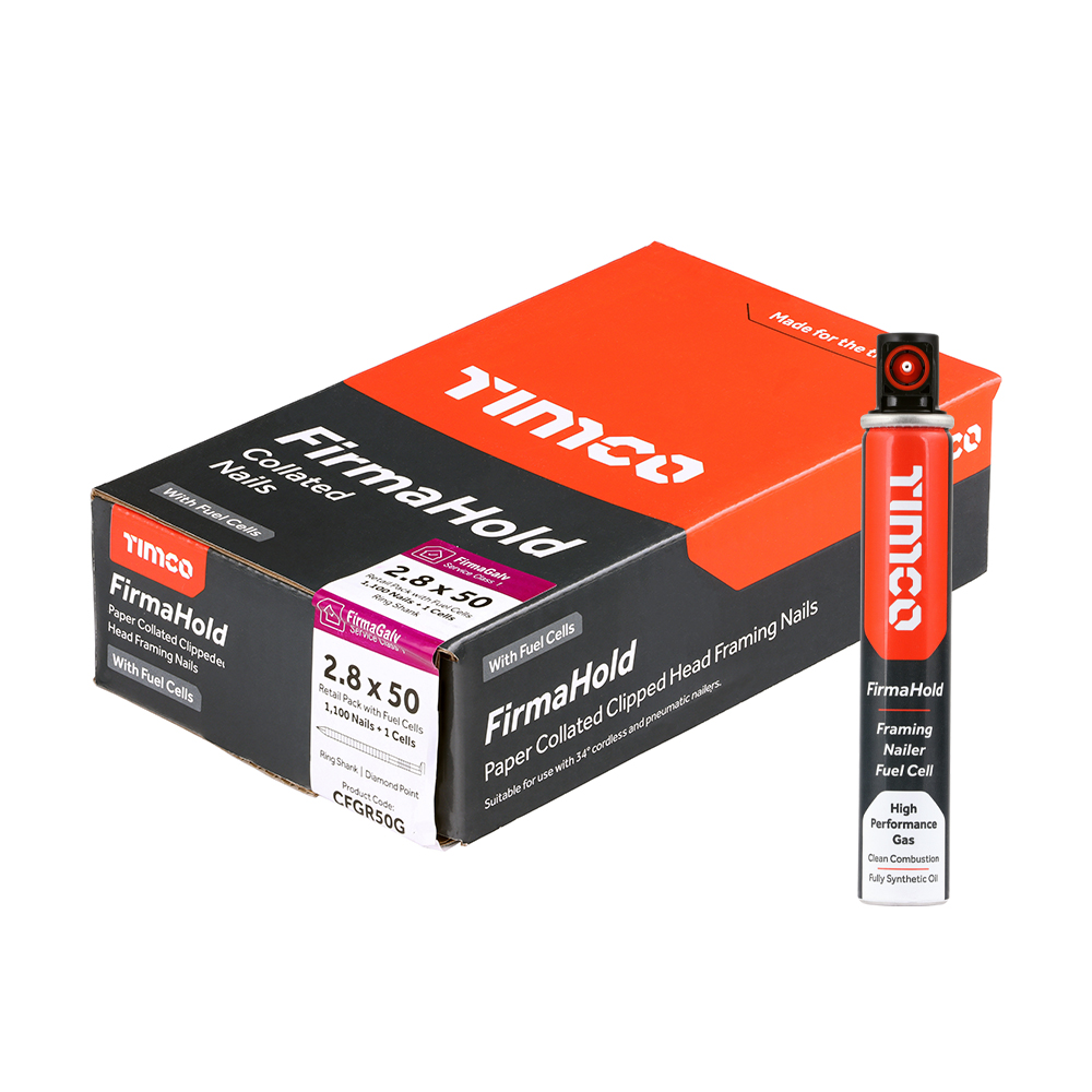 FIRMAHOLD 2.8MM X 50MM RING FIRMAGALV WITH GAS (1100)