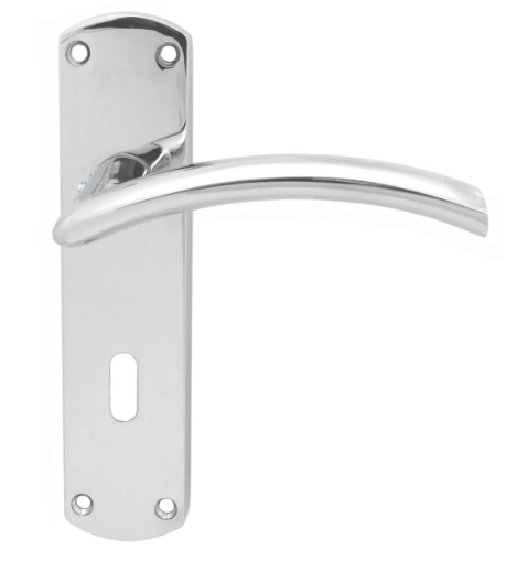 TRES LEVER LOCK (CP) ON BACKPLATE (PAIR)
