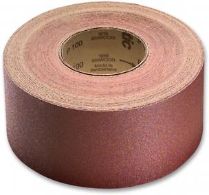 ABRASIVE ALUMINIUM OXIDE SANDPAPER ROLL 1919 SIAWOOD 115MM X 50M P120