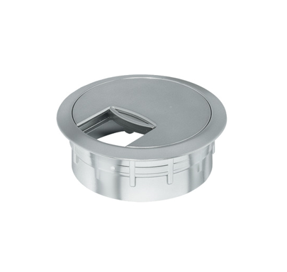 80MM 2 PART CABLE TIDY STAINLESS STEEL EFFECT 631.35.008