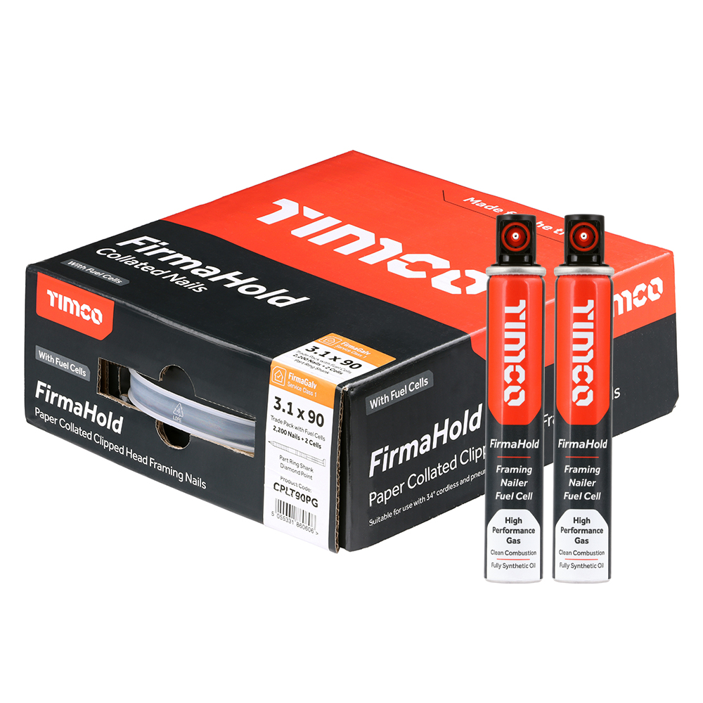 FIRMAHOLD 3.1MM X 90MM FIRST FIX NAILS PART RING (2200)