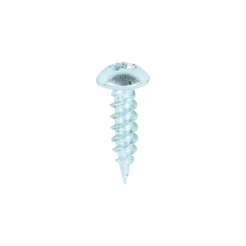 8 X 1/2" BZP ROUNDHEAD POZI WOODSCREWS