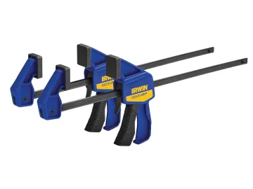 QUICK-GRIP 12" QUICK CHANGE MINI BAR CLAMP (TWIN PACK)