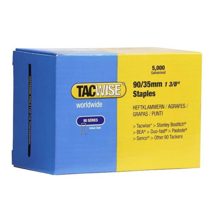 TACWISE 0310 90/35 35MM GALVANISED STAPLES (5,000)