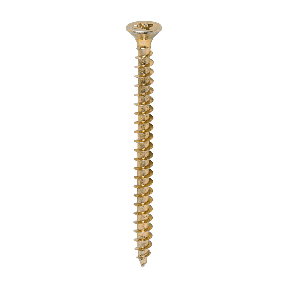 TIMCO SOLO COUNTERSUNK WOODSCREW 4.5 X 60MM YELLOW ZINC