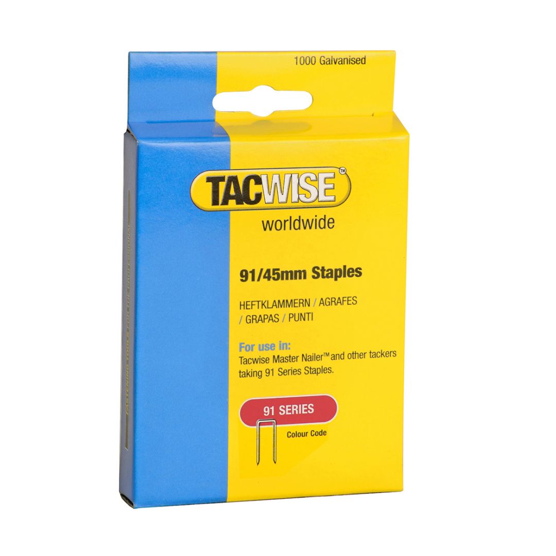 TACWISE 1174 91/45 45MM 91 SERIES STAPLES (1,000)