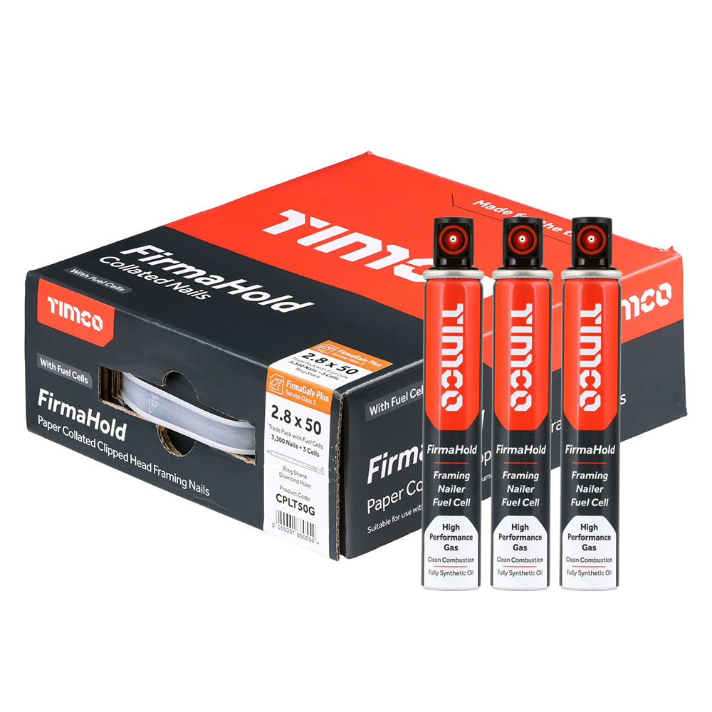 FIRMAHOLD 2.8MM X 50MM FIRST FIX NAILS WITH GAS (3300)