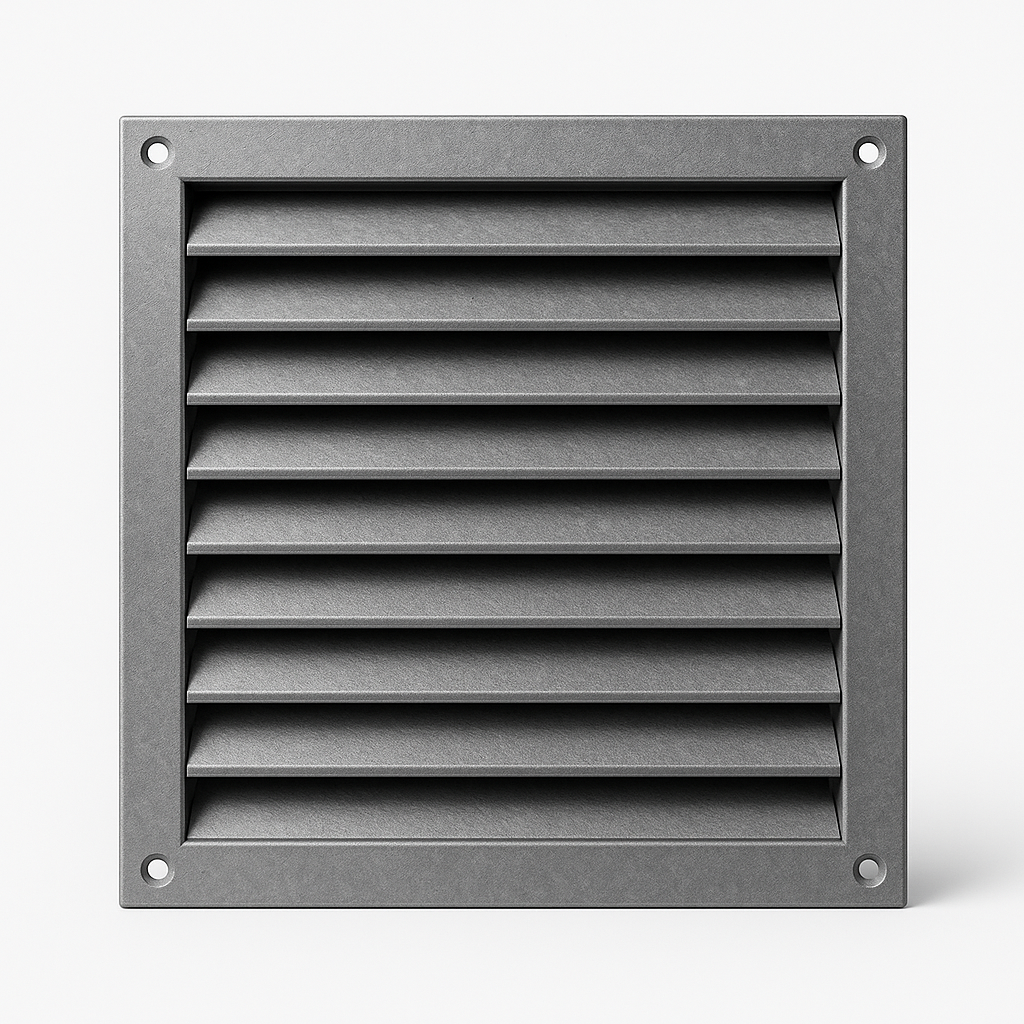 300MM X 300MM MILD STEEL LOUVERED GRILL