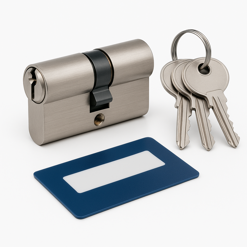 ABS 40 X 35 CYLINDER PC - 3KEYS & CARD