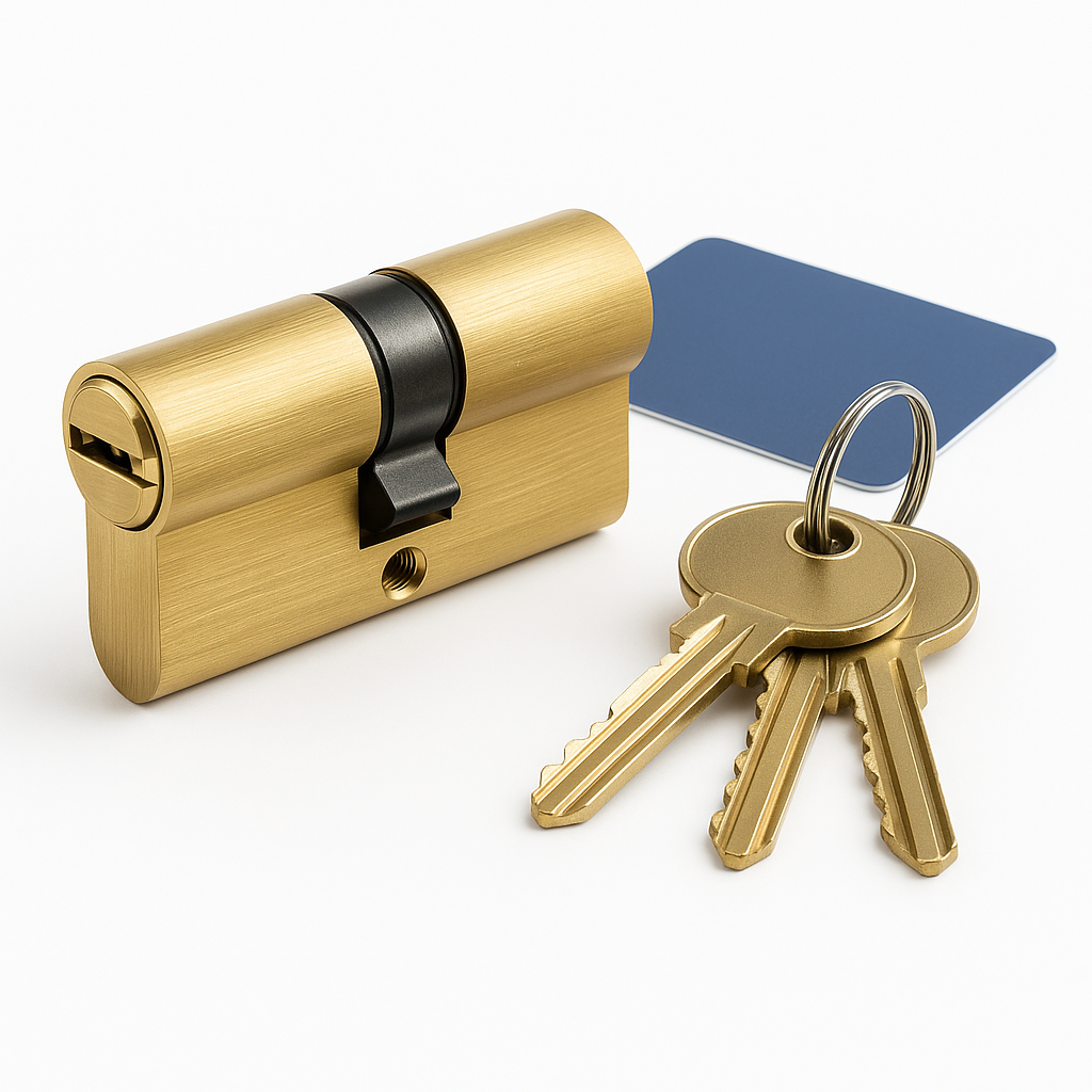 ABS 40 X 60 CYLINDER PB - 3KEYS & CARD