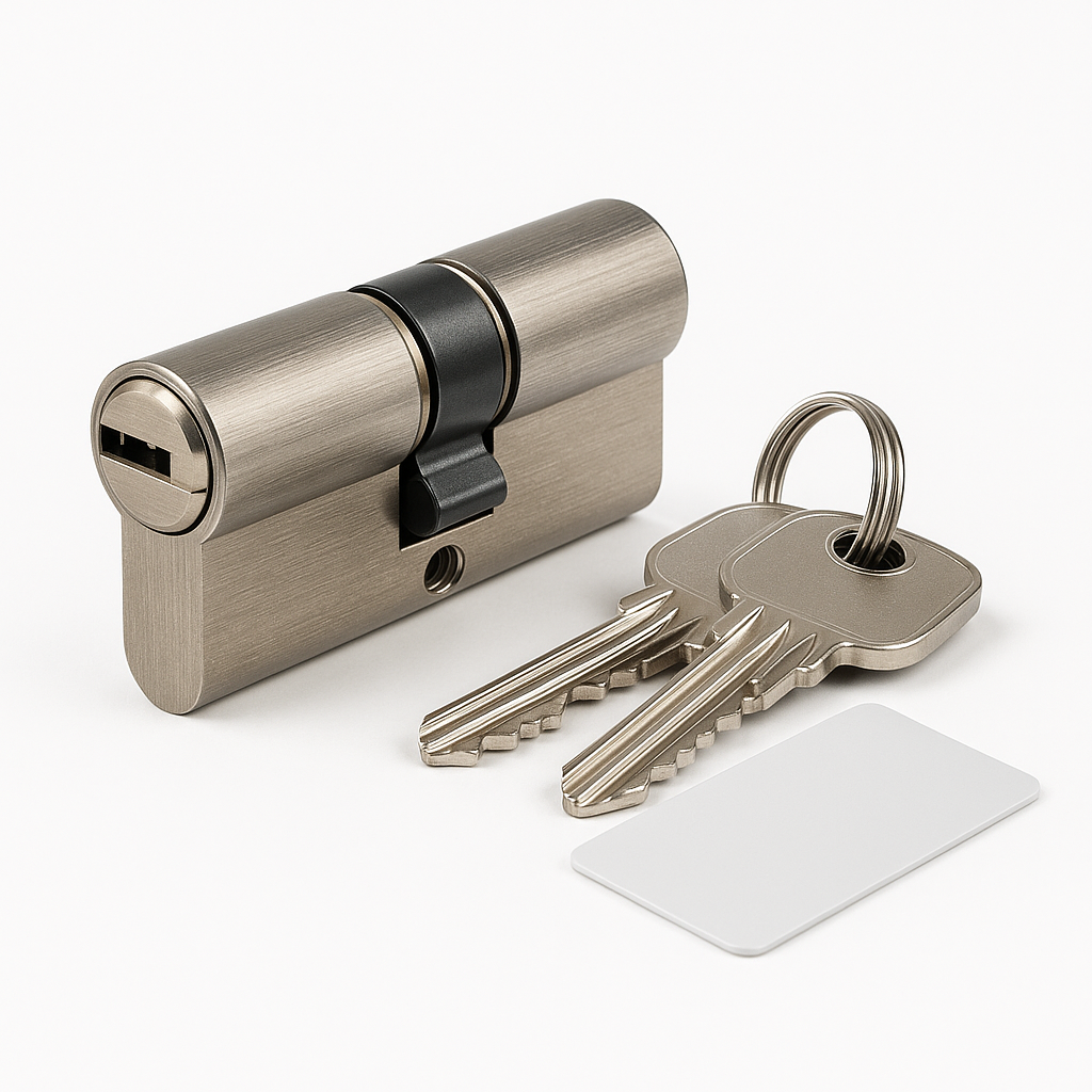 ABS 50 X 45 CYLINDER PC - 3KEYS & CARD