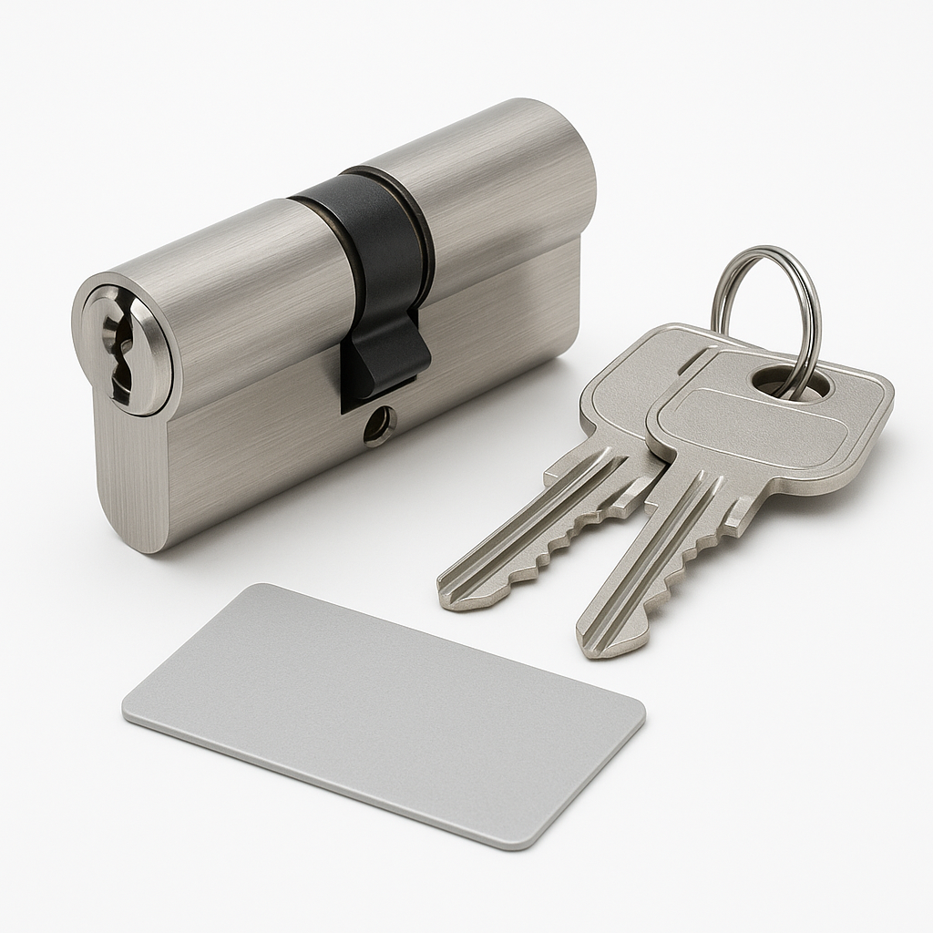 ABS 50 X 50 CYLINDER PC - 3KEYS & CARD
