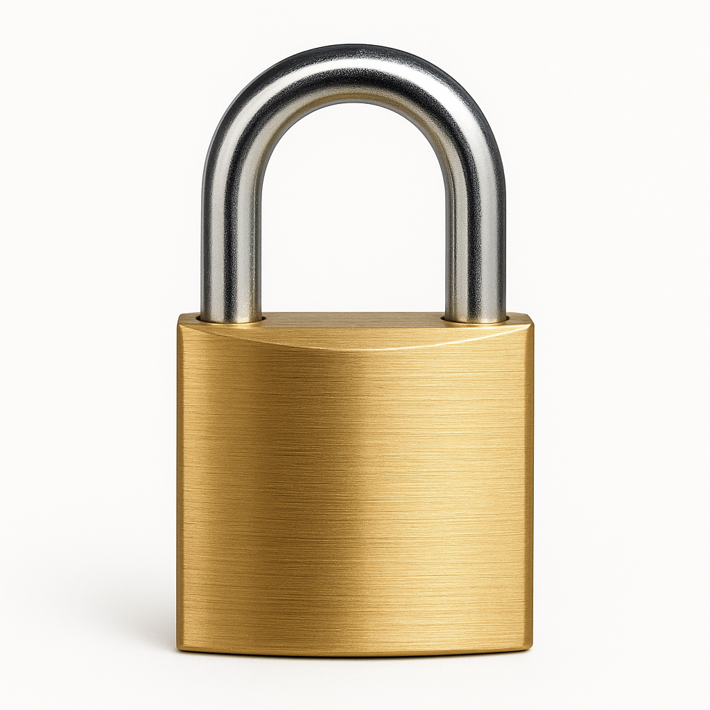 ABUS 55/25C PADLOCK - BRASS 55