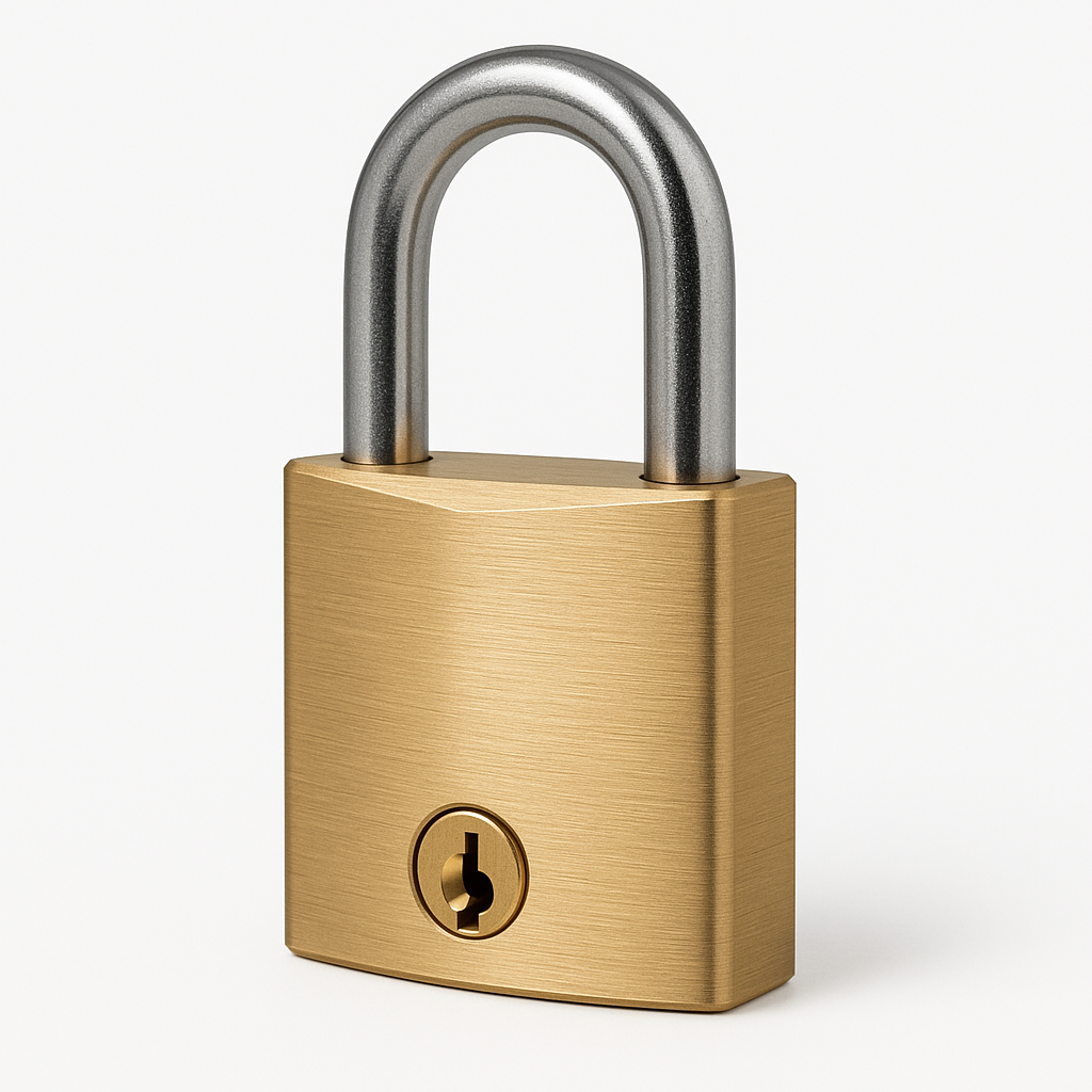 ABUS 55/60C PADLOCK - BRASS 55