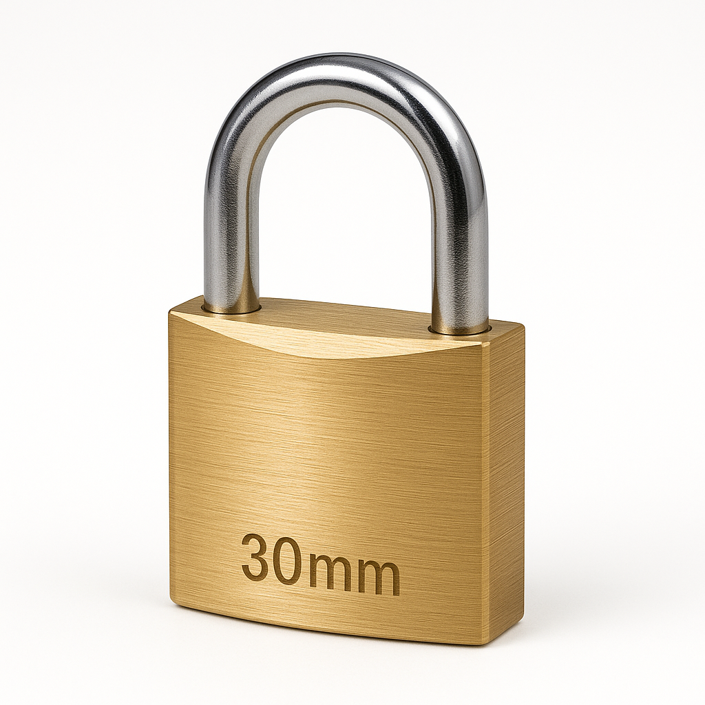 ABUS 65 - 30MM BRASS PADLOCK KEYED ALIKE