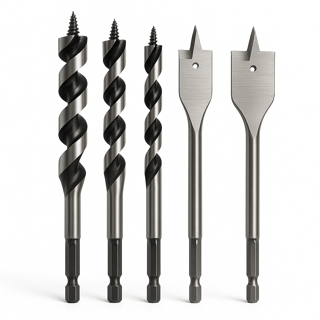 ADDAX 5PCE SPEED AUGER & FLAT BIT SET