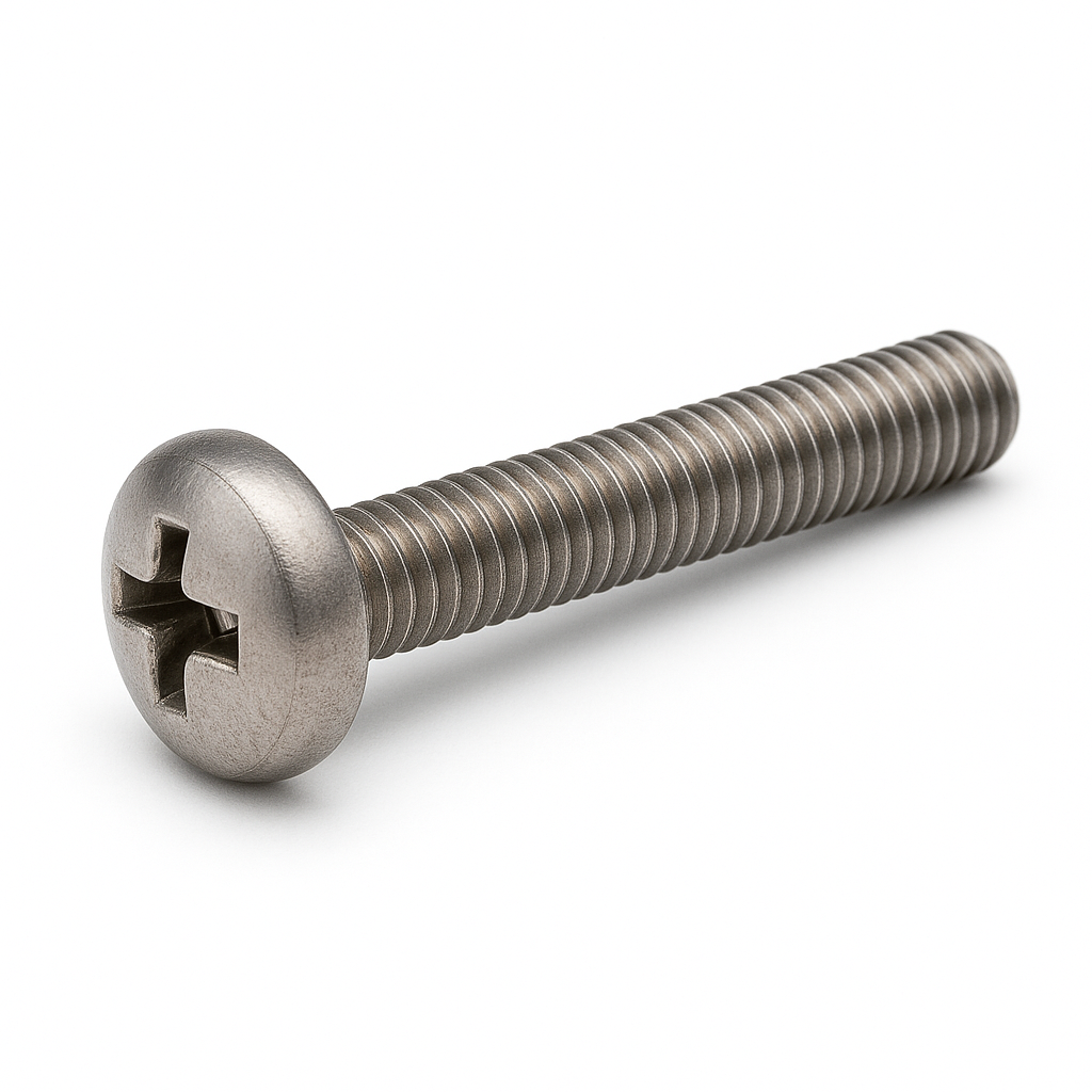 M4 X 30 ST/ST/ MACHINE SCREW POZI PAN