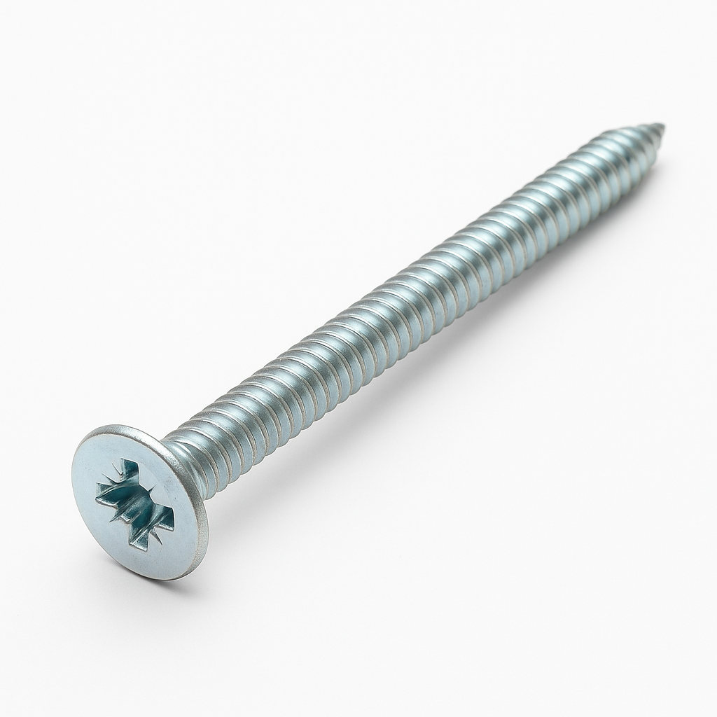 M6 X 70 BZP CSK POZI MACHINE SCREWS