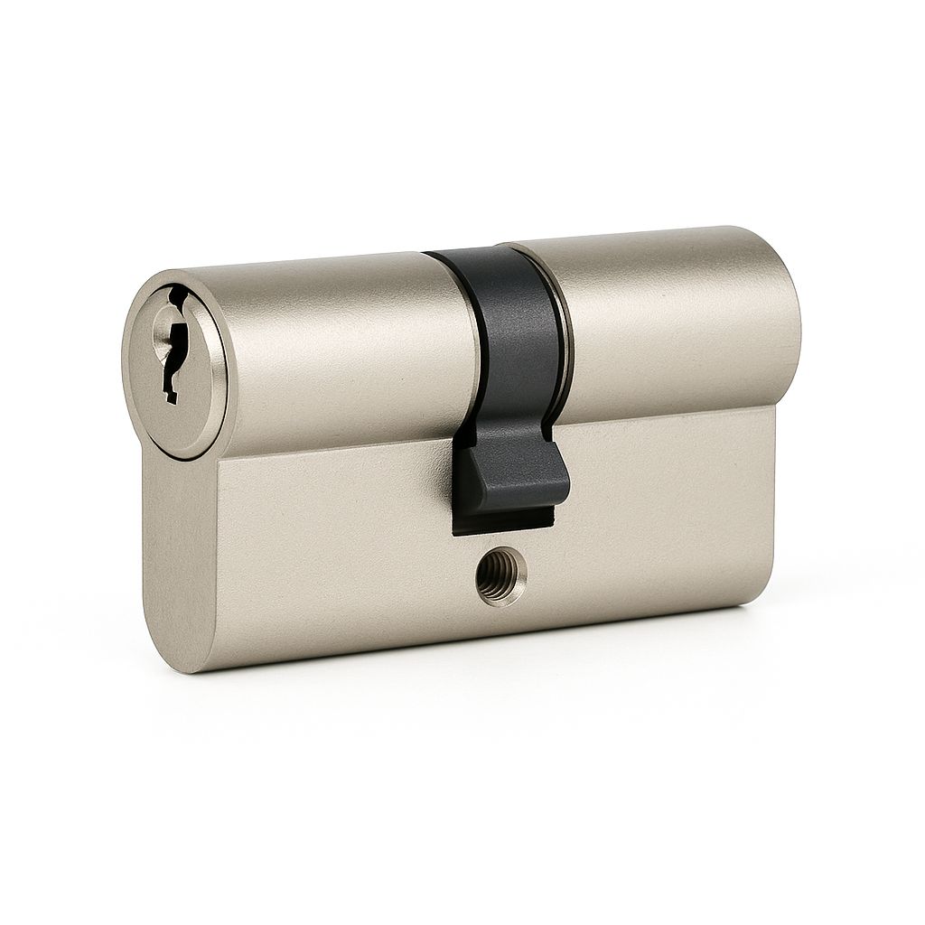 AS1164 45 X 50MM N.P. DOUBLE EURO CYLINDER