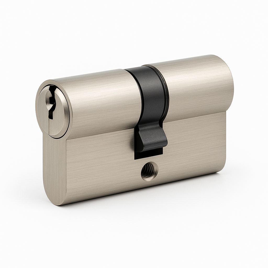 AS1186 45 X 55MM N.P DOUBLE EURO CYLINDER