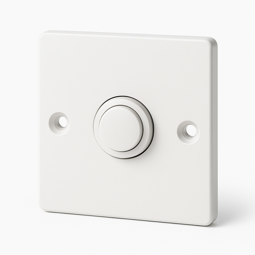 AS8007 WHITE MOMENTARY SWITCH
