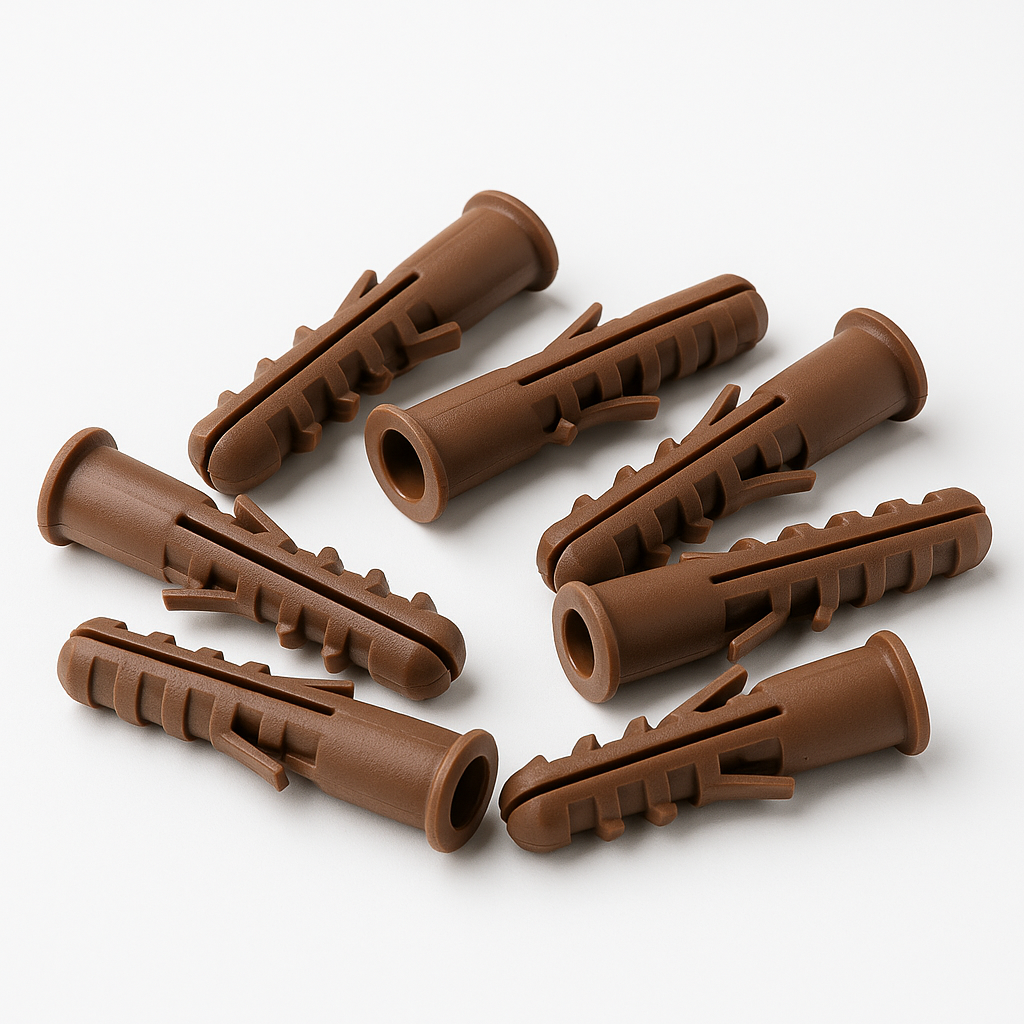 BROWN PLASTIC WALL PLUGS (BPLUG)