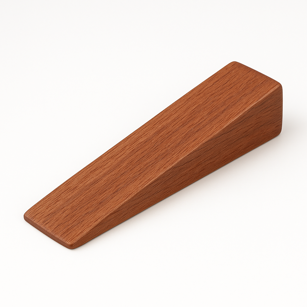 150MM X 27MM SAPELE WOODEN DOOR WEDGES