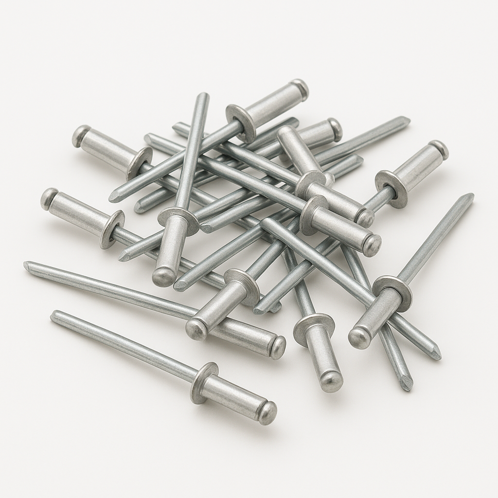 RLA 1/8" LONG ALUMINIUM RIVETS IND PK 100