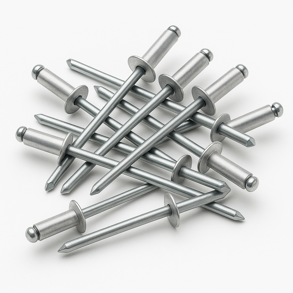 RLA 3/16" LONG ALUMINIUM RIVETS IND PK 50