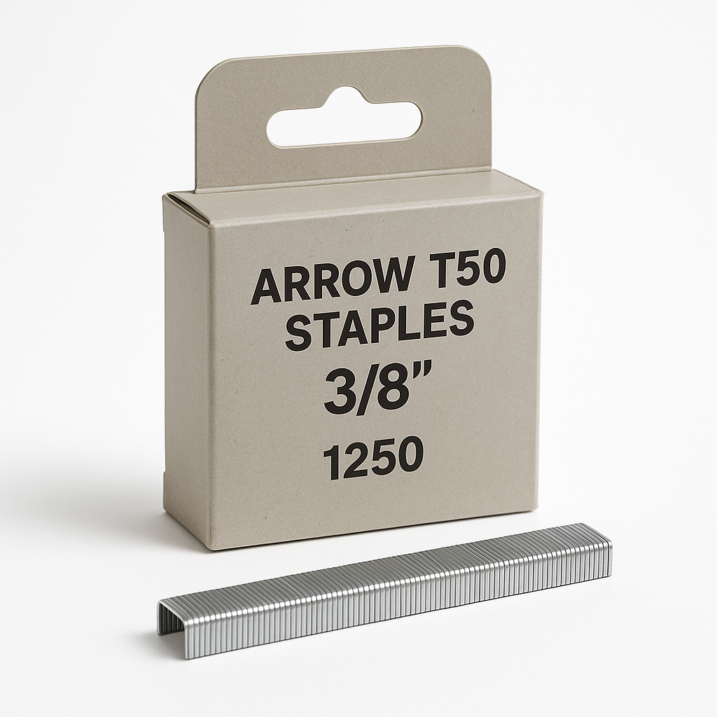 ARROW T50 STAPLES 3/8" (1250)