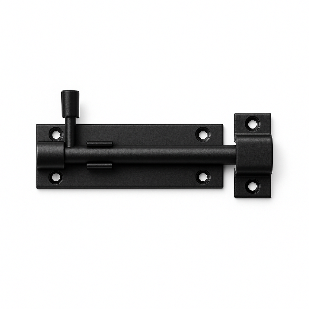 ASB4MB 4" SURFACE BOLT MATT BLACK
