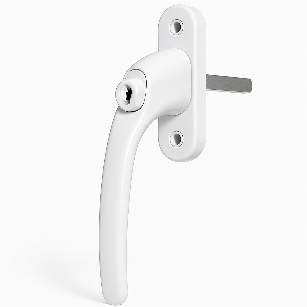 INLINE ESPAG HANDLE - WHITE 40MM SPINDLE