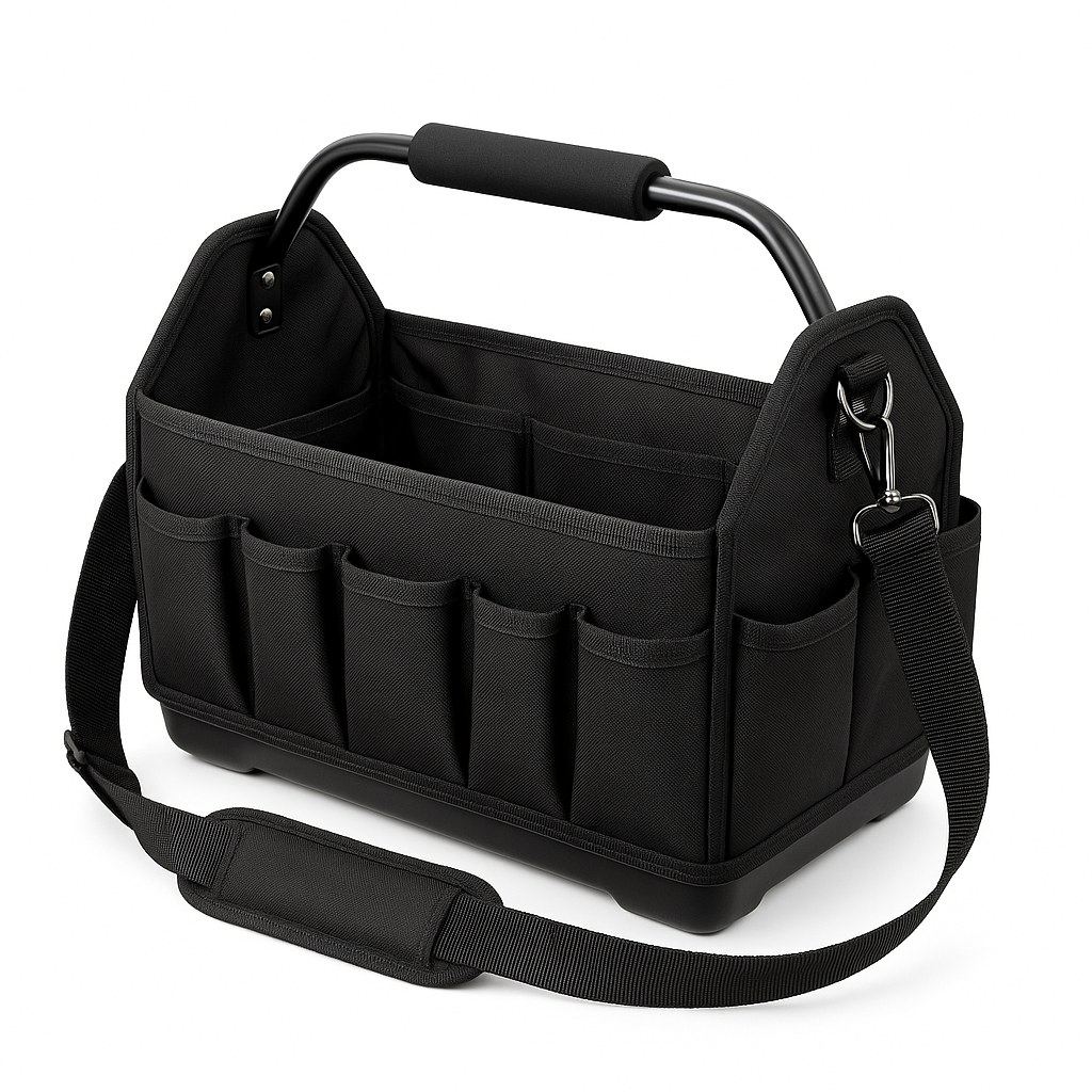 BAHCO 16" OPEN TOTE BAG WITH CARRY STRAP