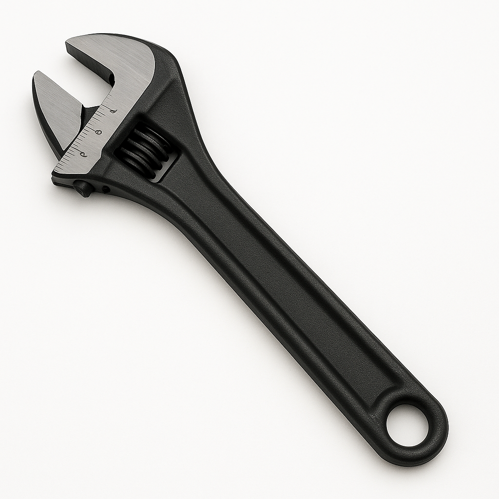 BAHCO 8070 BLACK ADJUSTABLE WRENCH 6"