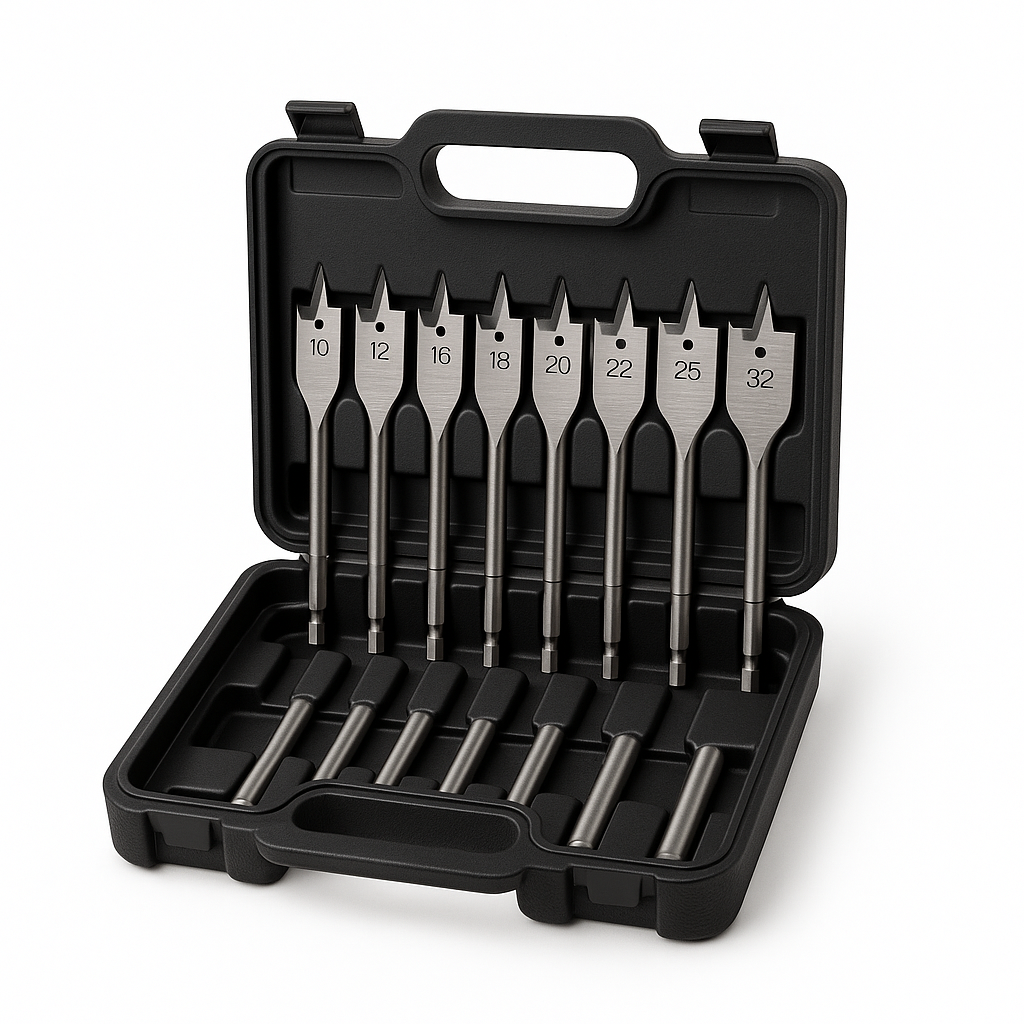BAHCO 9629 8PCE FLATBIT SET IN CARRY CASE