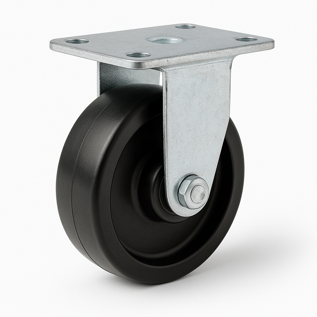 3" NYLON FIXED CASTORS