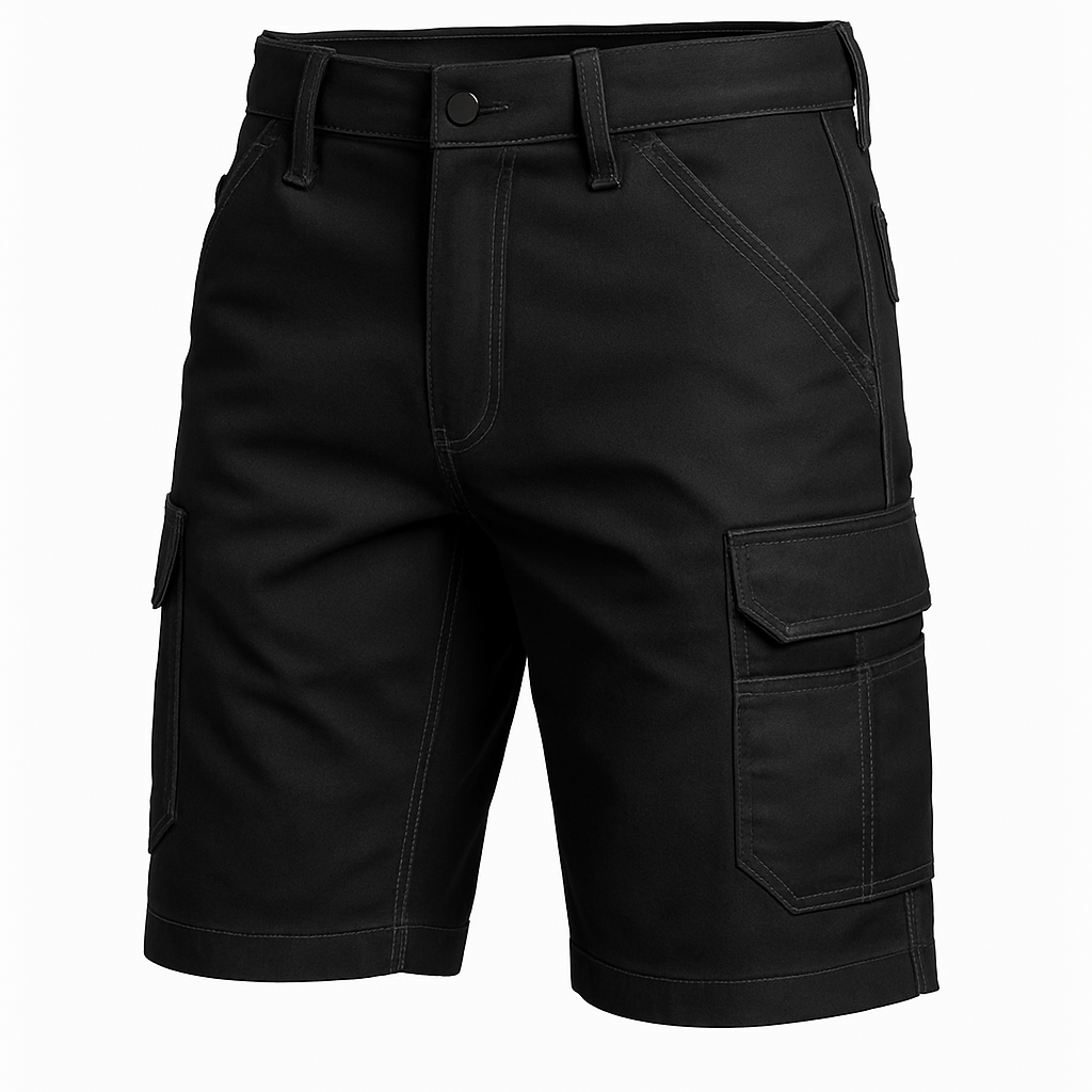 SCRUFFS 30" BLACK TRADE SHORTS