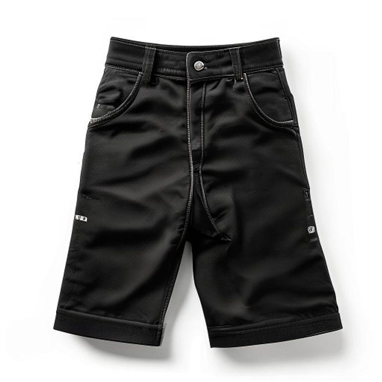 SCRUFFS 34" BLACK TRADE SHORTS