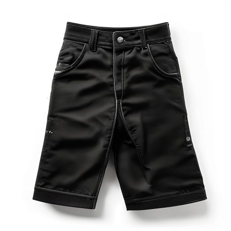 SCRUFFS 38" BLACK TRADE SHORTS